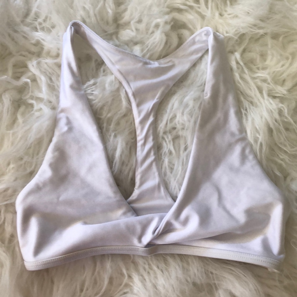 BOGO Forever 21 White racerback Swimsuit NWOT size XS - Picture 1 of 4